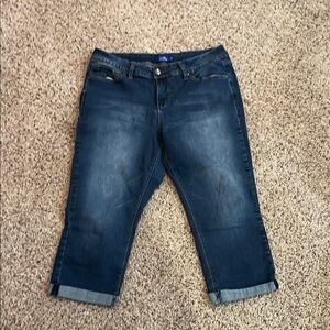 Royalty For Me Dark Blue Jean Shorts